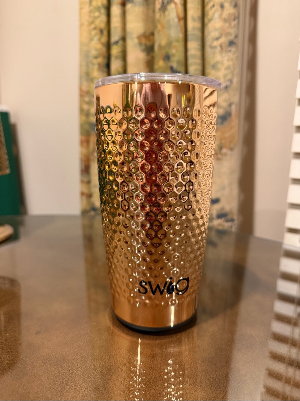 SWIG Rose Gold Textured Insulated Tumbler